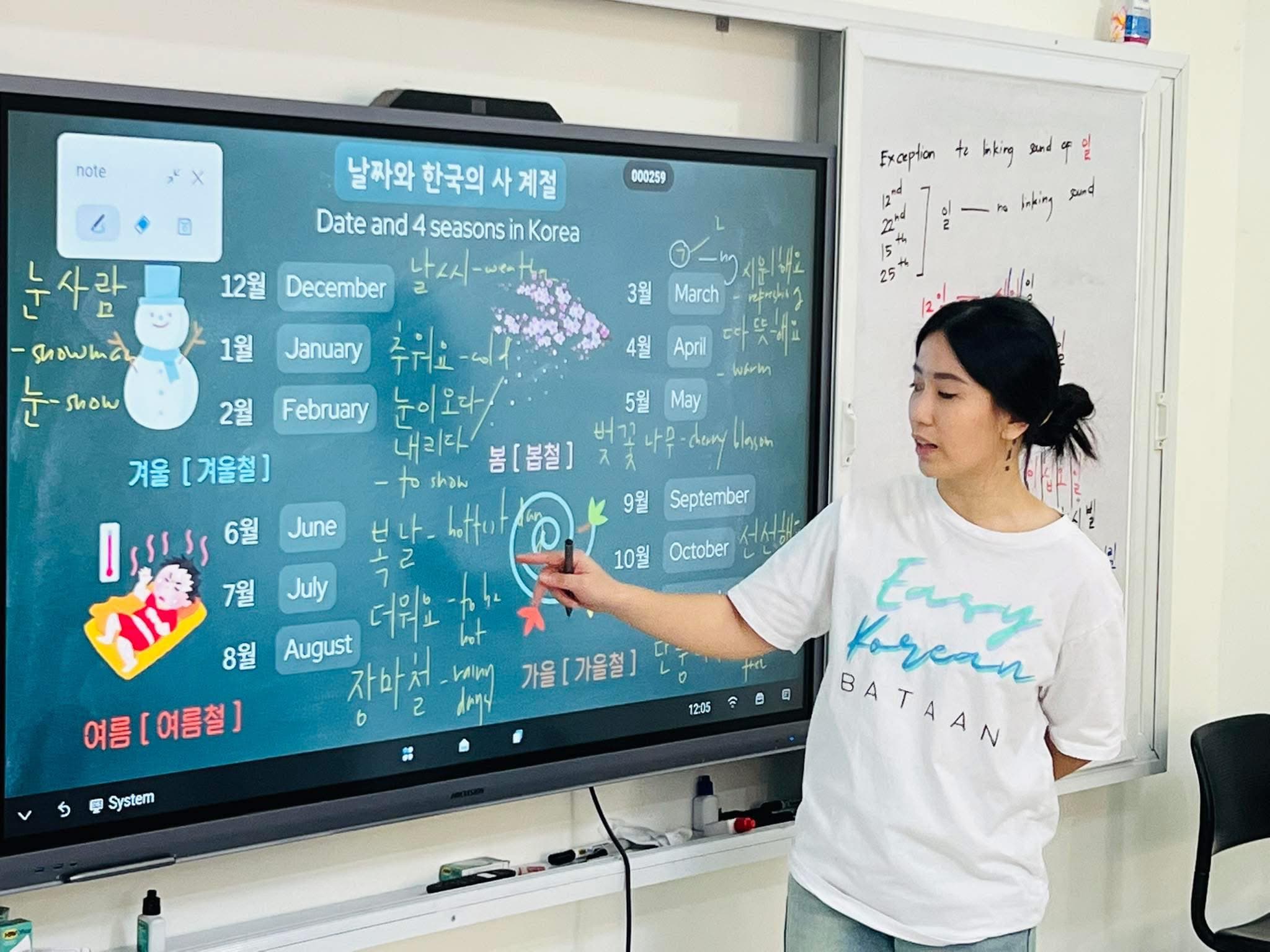 Korean language students